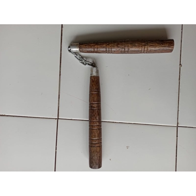 ruyung nunchaku double stik kayu ruyung bruce lee