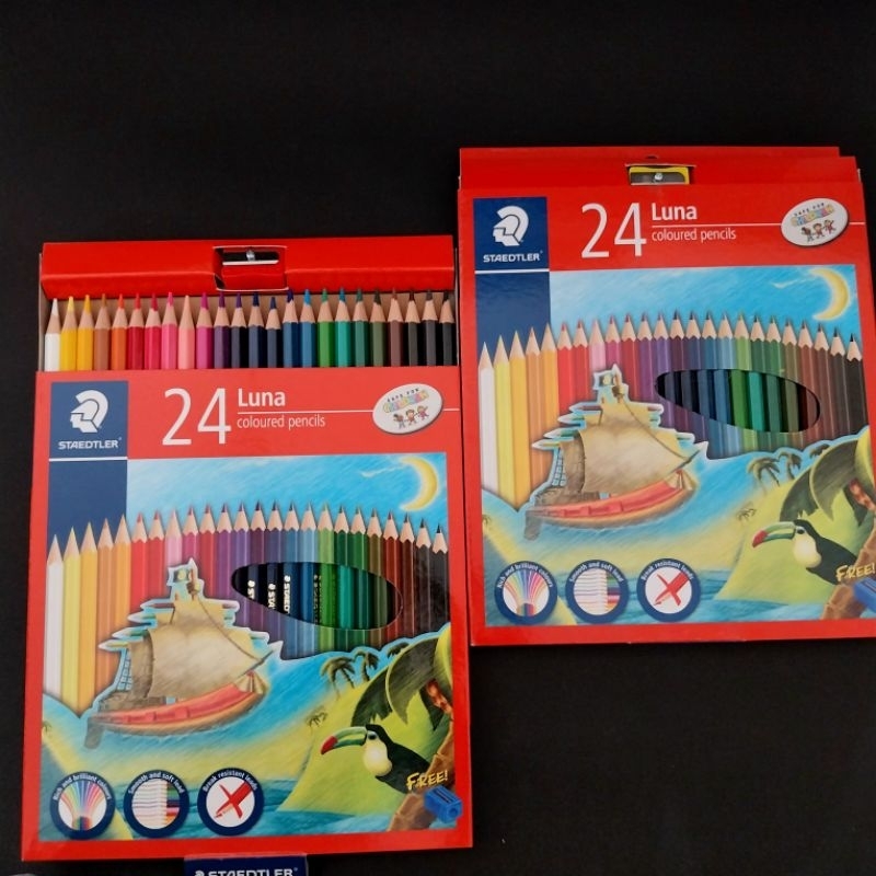 

(1 pcs) Pensil Warna Staedtler Luna Panjang 24 Warna