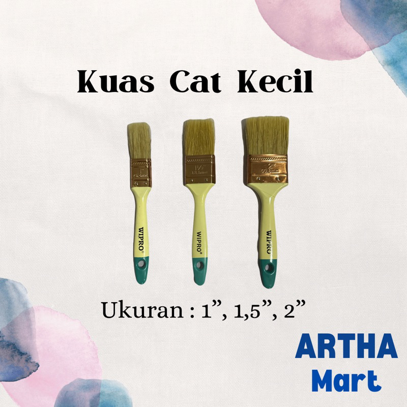 

WIPRO - KUAS CAT KECIL 1”, 1.5”, 2” (PCS)
