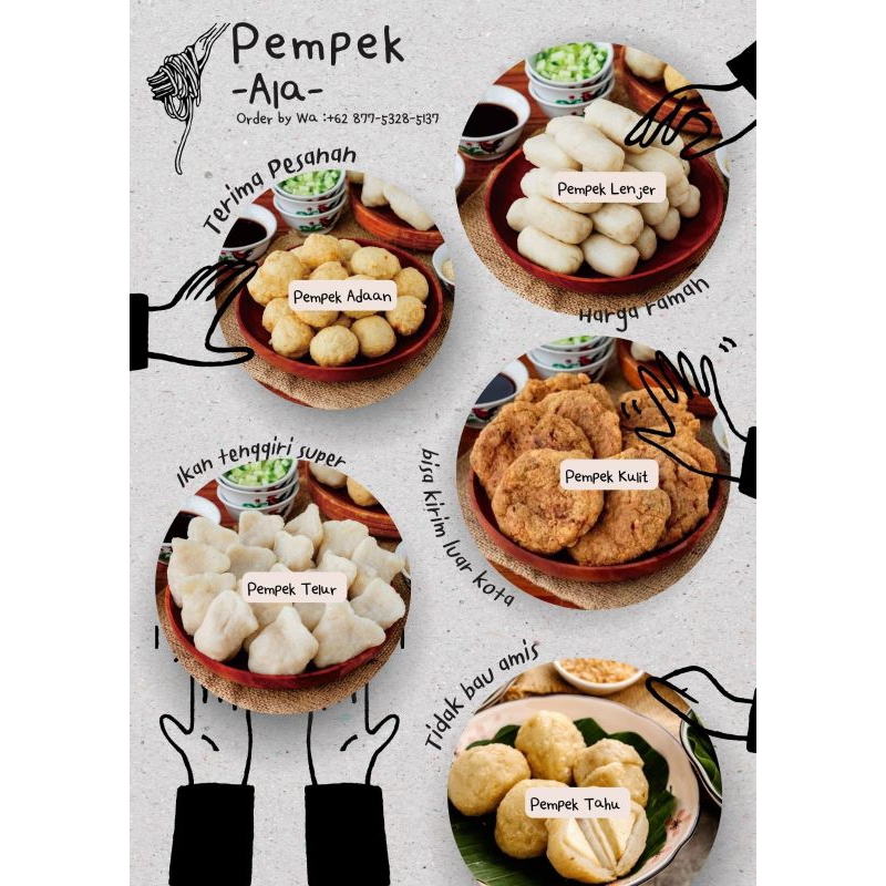 

Paket Pempek Ikan Tenggiri Palembang isi 20pcs Mix