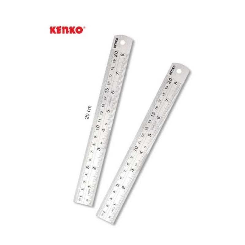 

Penggaris besi 20cm merek kenko (pcs)