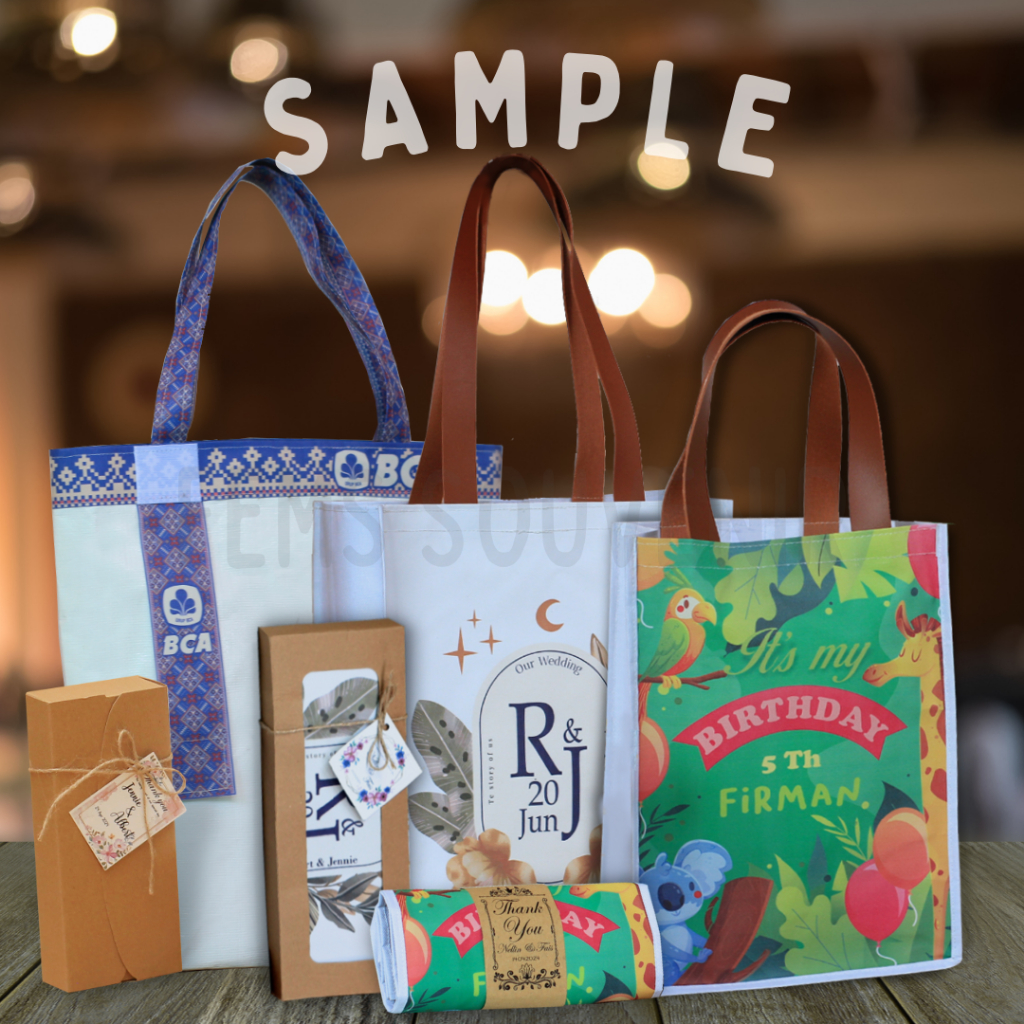 SAMPLE PEMBELIAN TAS SOUVENIR PRINTING