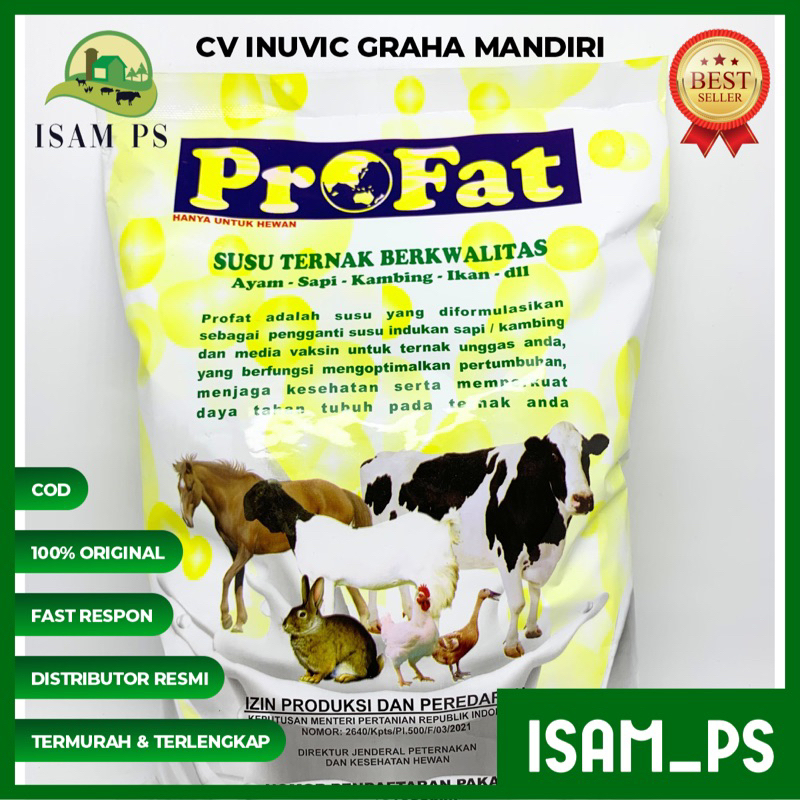 PROFAT susu hewan ternak kemasan 1kg (susu hewan ternak berkualitas)