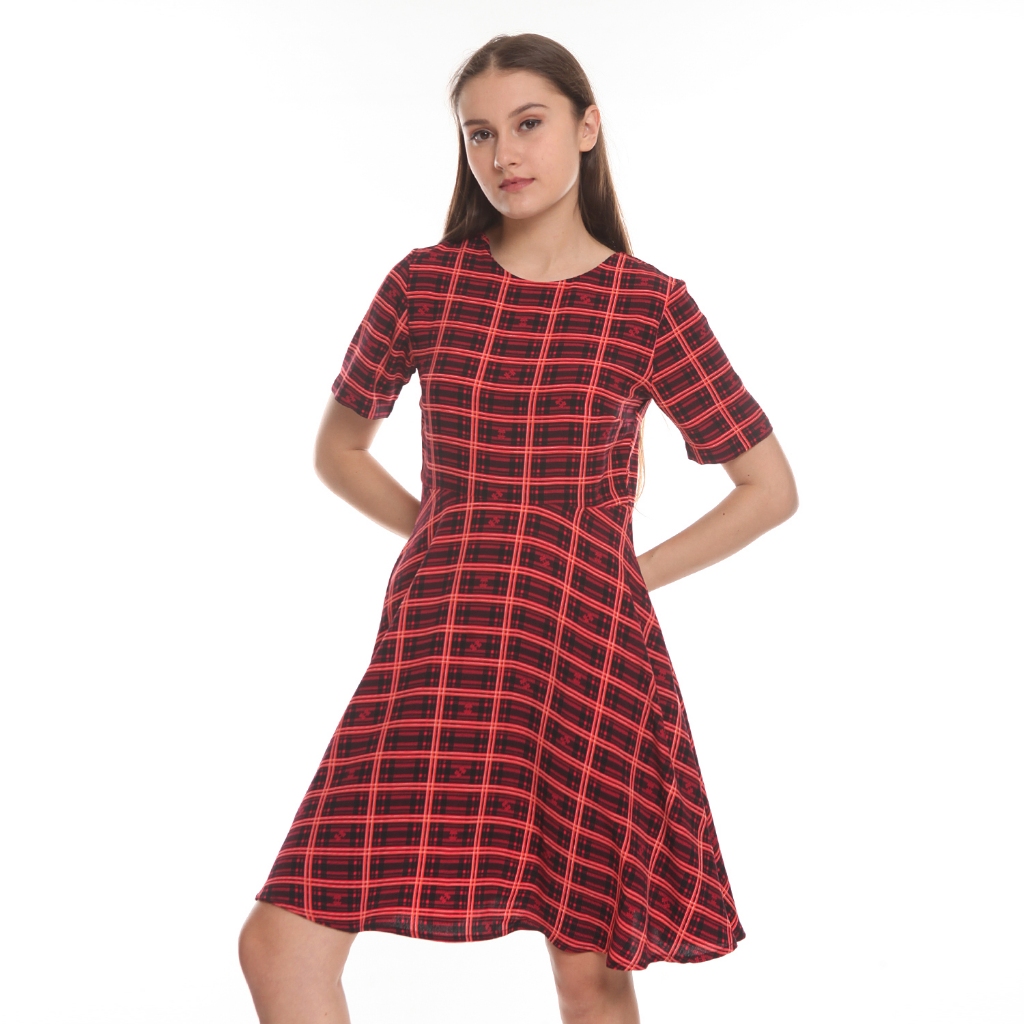 Spyderbilt Dress Wanita Square Box Planet Surf