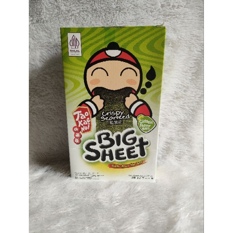 

Tao Kae Noi Crispy Seaweed Big Sheet Classic Flavour/Rumput Laut Original