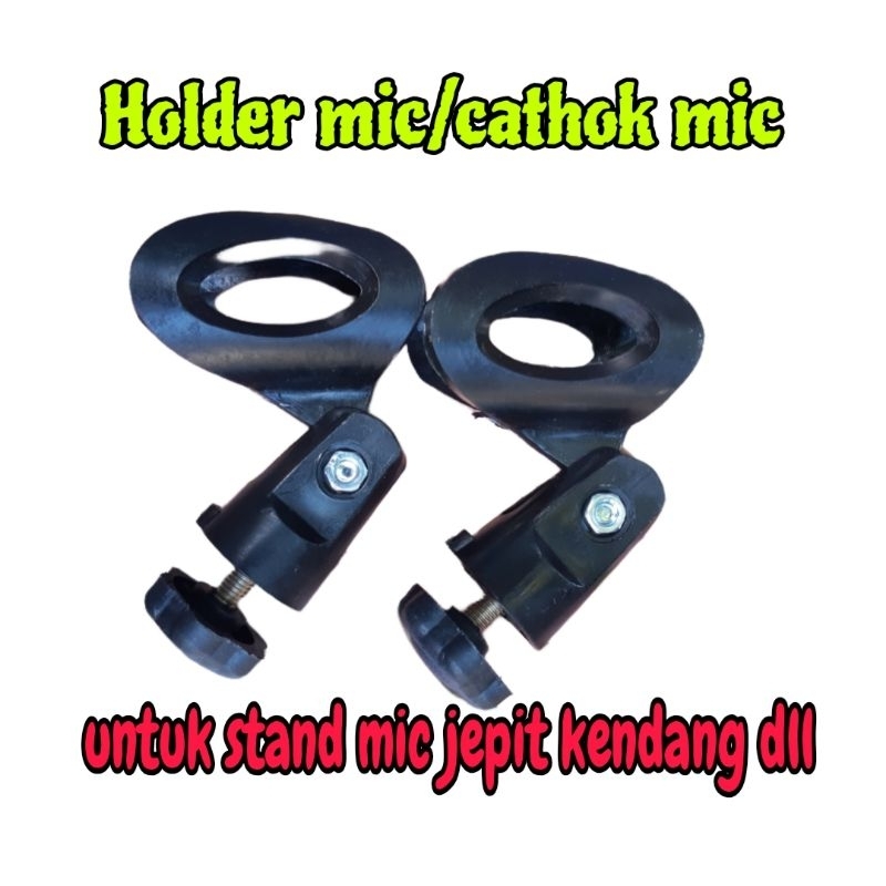 holder mic stand mic jepit kendang dll
