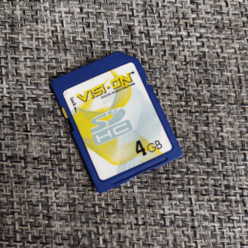 Memory SD 4GB Vision Memori Card Original