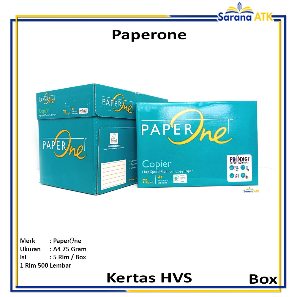 

PaperOne Kertas Varian Fotocopy Kertas HVS - Box