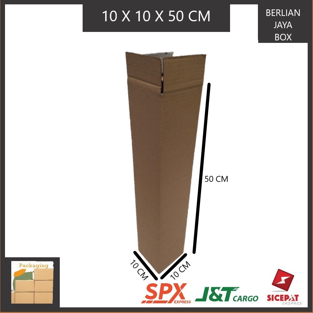 

KARDUS PACKING TEBAL SINGGLE WALL UKURAN P10xL10xT50 CM