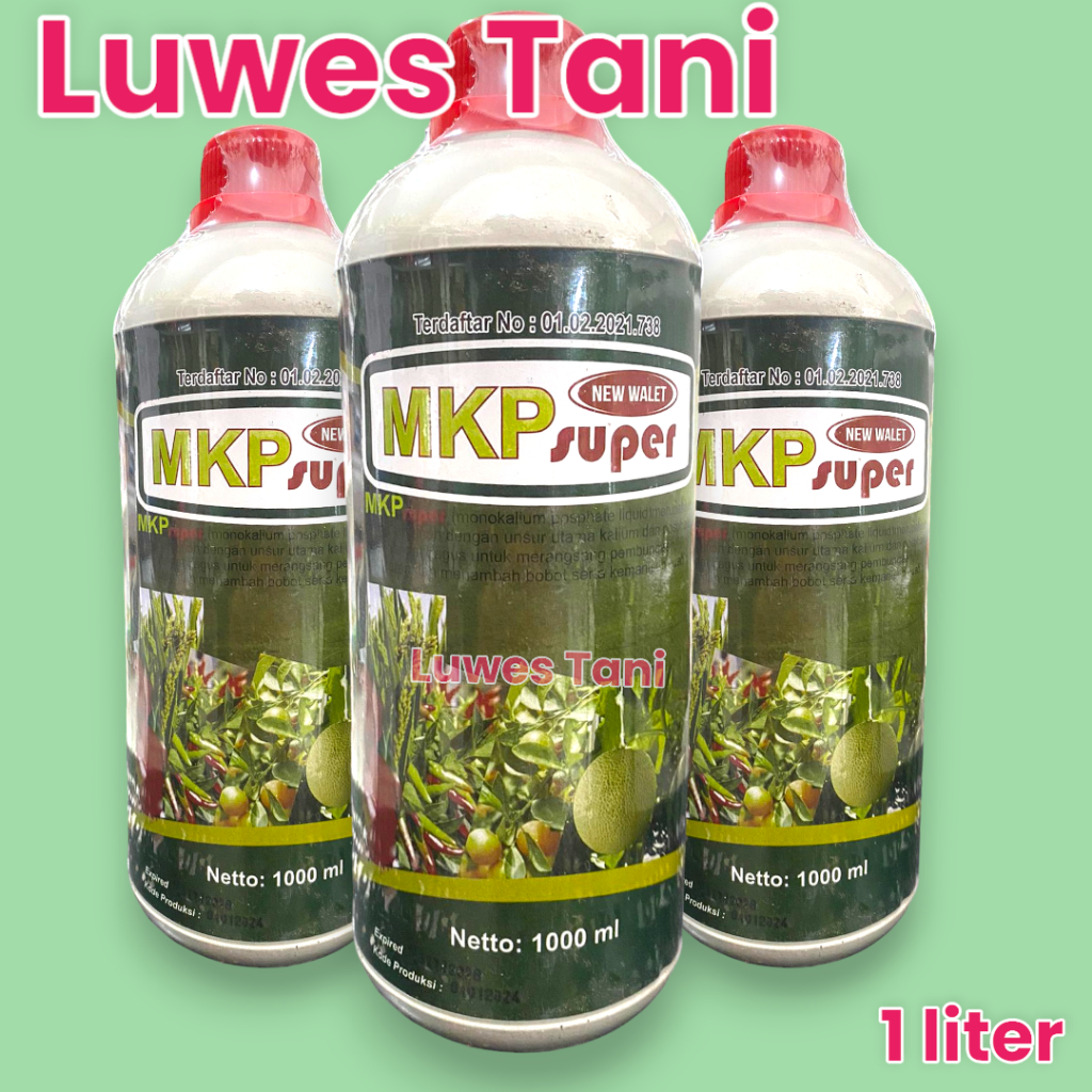 mkp super pupuk cair 1 liter new walet