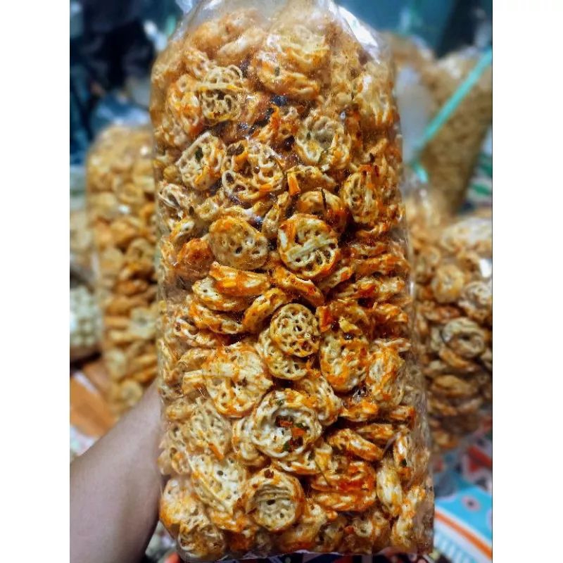 

Kerupuk seblak pedas daun jeruk pouch