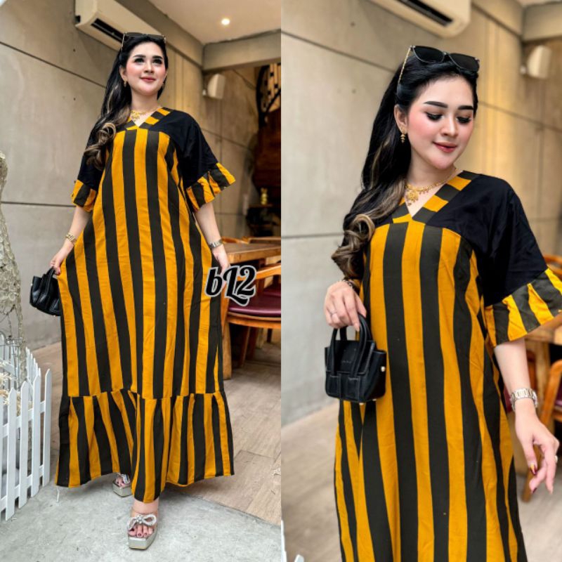 daster Azalea dress Andin rayon -daster busui kancing depan - daster Arab - daster jumbo - daster ra