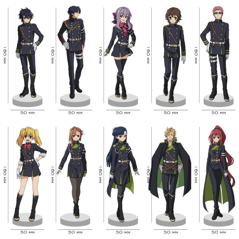 OWARI NO SERAPH ANIME STANDEE FIGURE