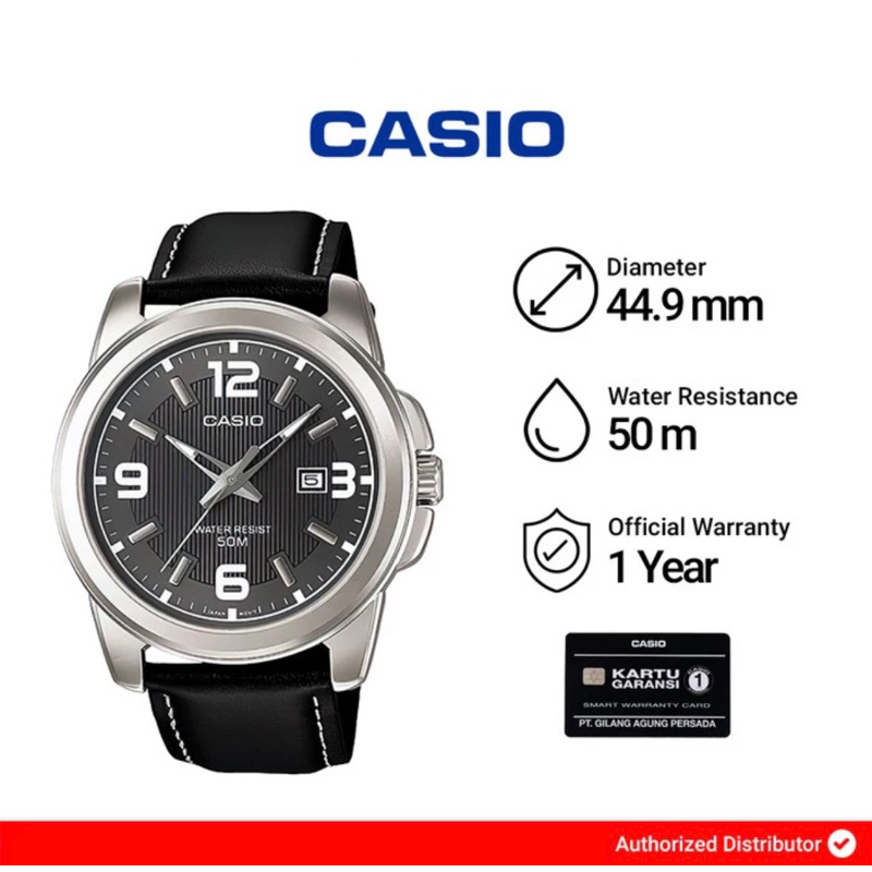 Jam Tangan Pria Casio MTP-1314L-8AVDF / MTP-1314L-8A Original