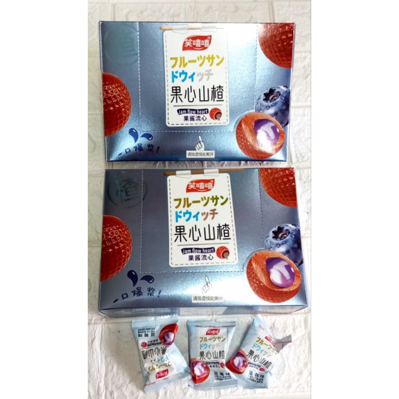 

Manisan Imlek/jelly buah sanca Rasa stawbery/Blubery(1box)