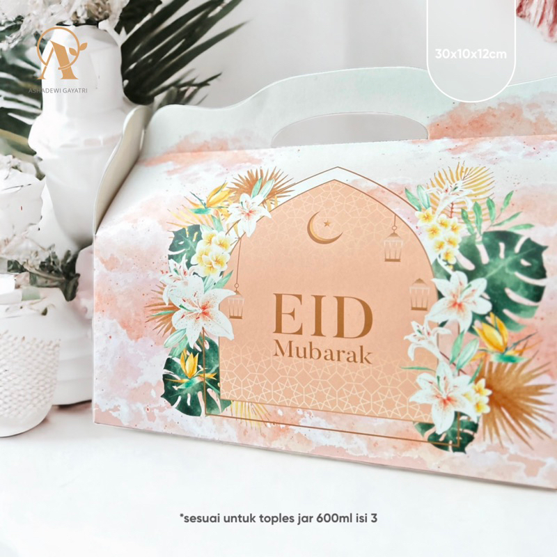 

Ashadewi Gayatri - Gable Box : 30x10x12 cm / EID MUBARAK – BLUSH