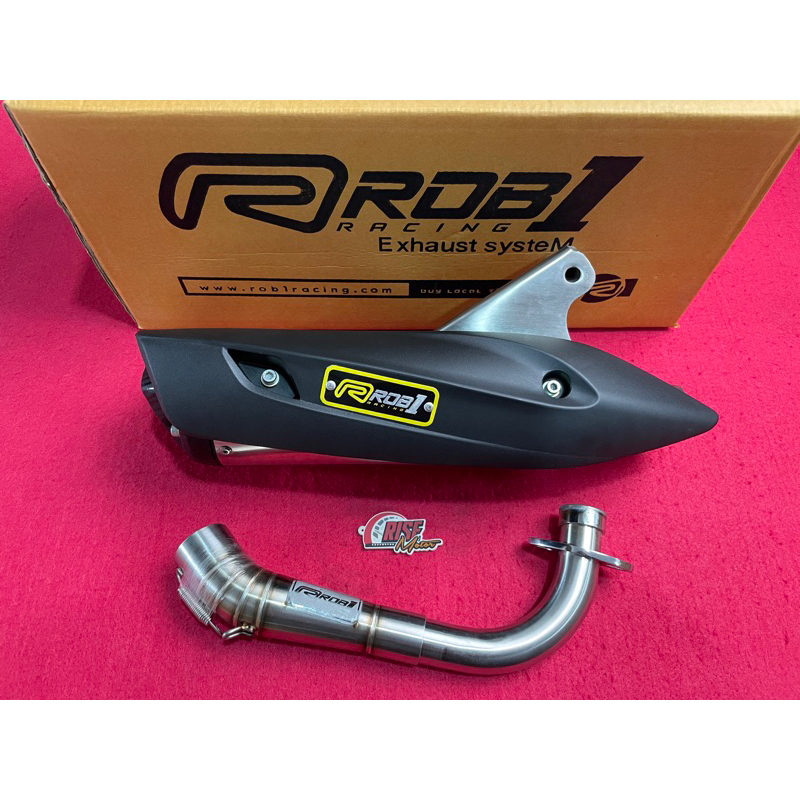 KNALPOT ROB1 MIO BORE UP CAP V COVER SS