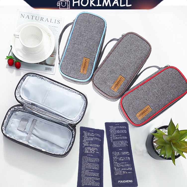 Insulin Cooler Travel CaseTas Penyimpanan Insulin PortabelTas Pendingin PortablePortable Insulin Coo
