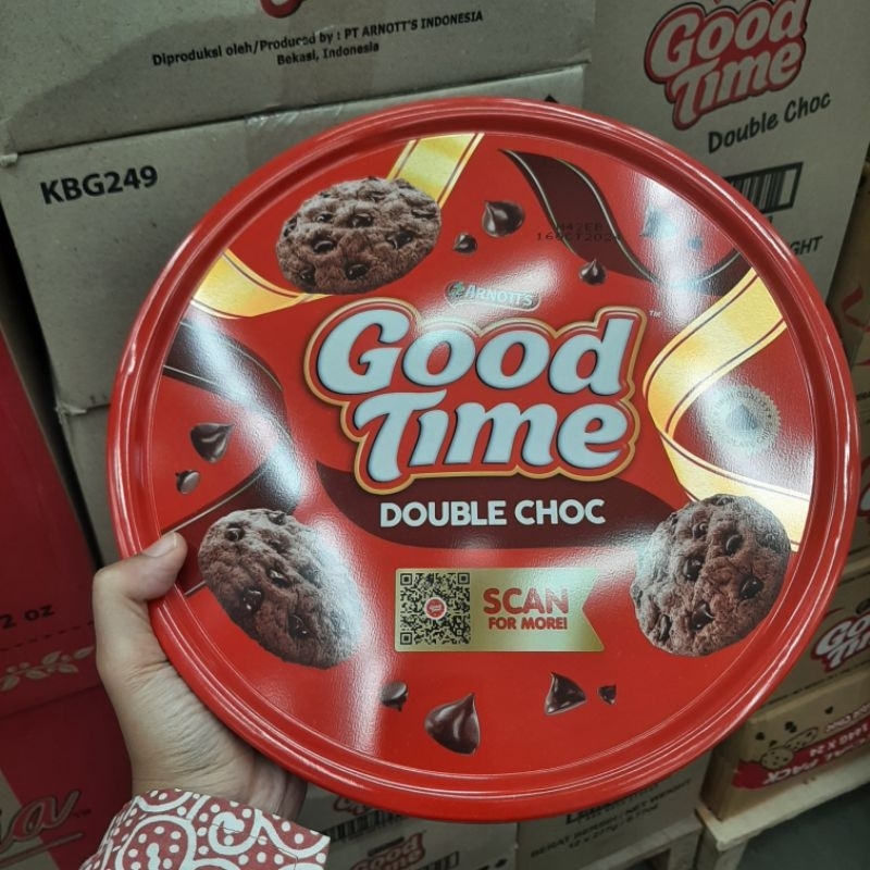 

Good Time Cookies Assorted Kaleng 277gr