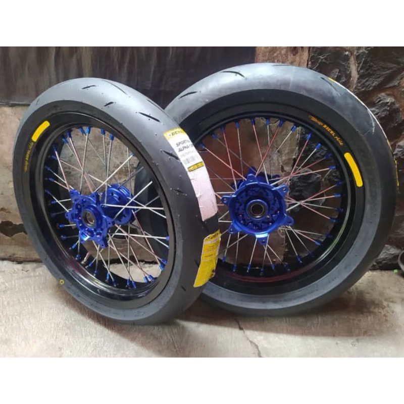 BANSET SUPERMOTO YZ BAN DUNLOP SPORTMAX ALPHA JAPAN