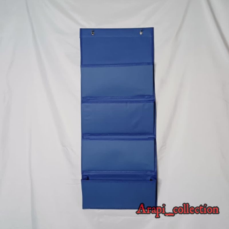 rak buku gantung portabel / rak buku gantung majalah / rak gantung serbaguna