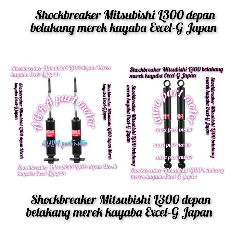 shockbreaker Mitsubishi L300 depan belakang merek kayaba