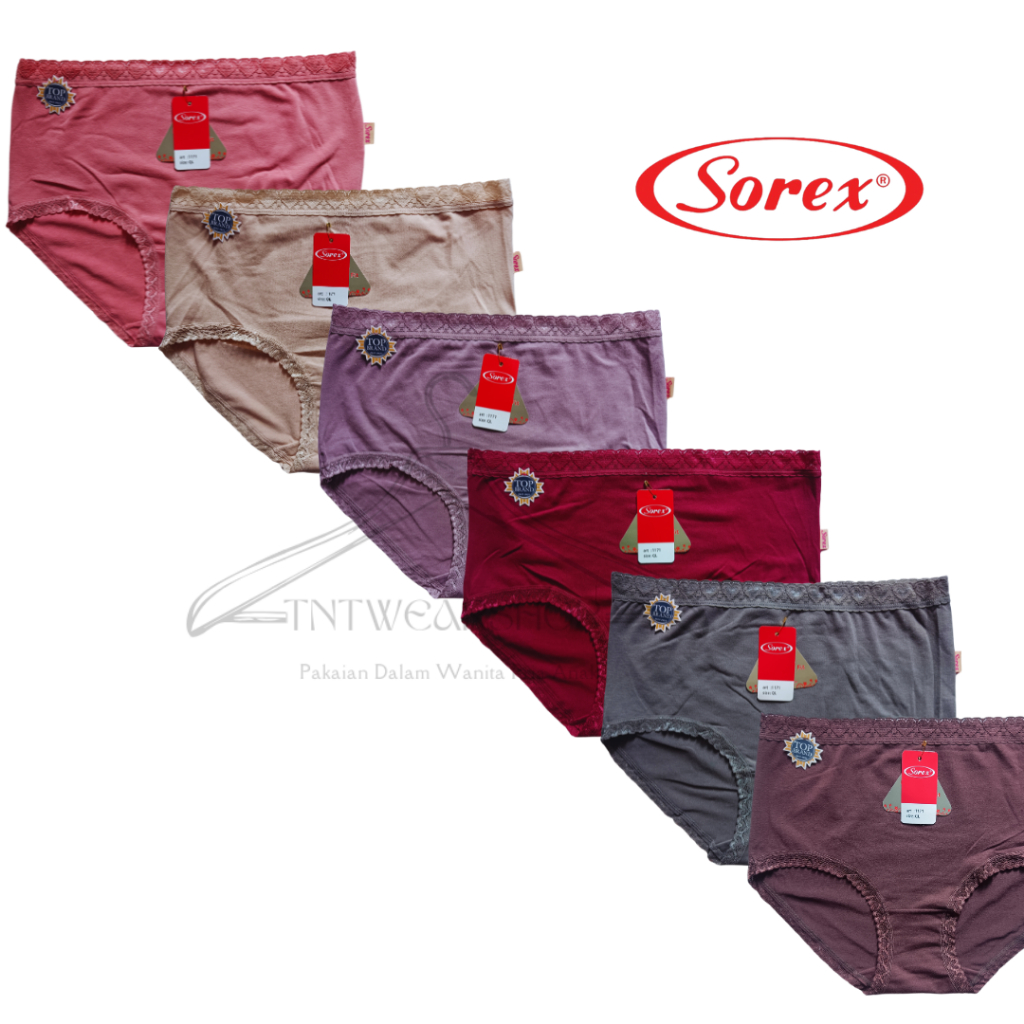 Celana Dalam Wanita Sorex Karet Renda Pinggang dan Lingkar Paha JUMBO | CD Sorex Renda | XL XXL XXXL