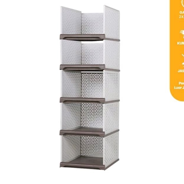 RAK SUSUN MINIMALIS RAK BUKU SUSUN RAK SERBAGUNA RAK BAJU ELEGAN RFO 05