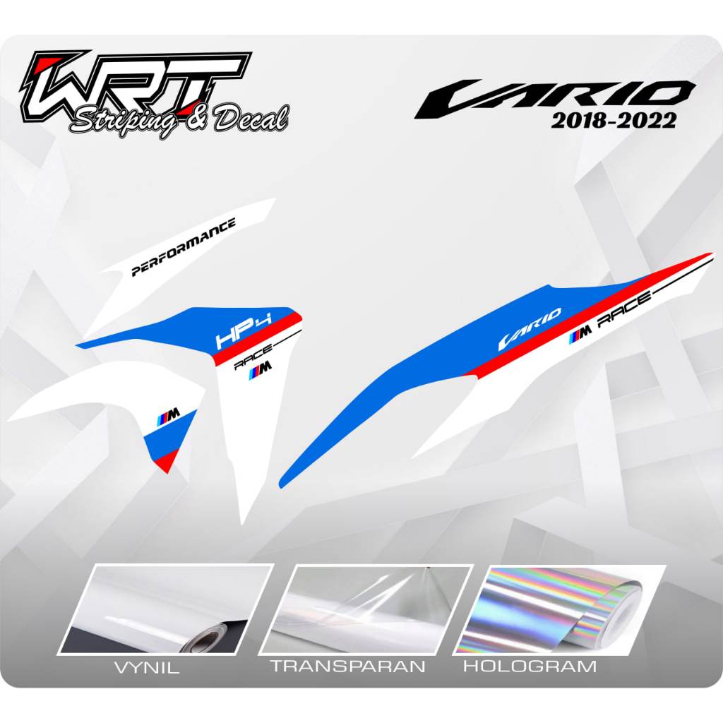 Striping Vario New-Stiker Decal Vario 125/150 All New Facelift 2018-2022 Livery BMW v1