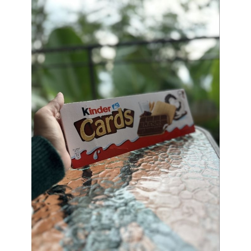 Kinder Cards Bar Coklat Biskuit ARAB SAUDI (isi 5 card)