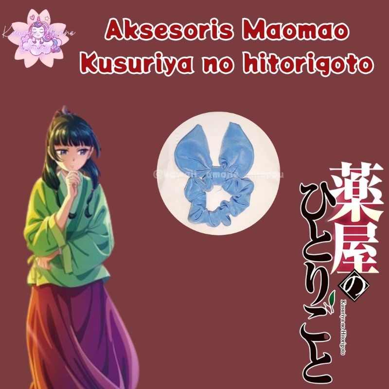 Maomao Kusuriya no hitorigoto cosplay anime aksesoris ikat rambut cosplay