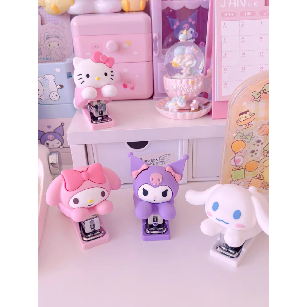 

Steples Motif Sarnio Sanriyo Sanryo Zanrio / Staples Premium Moroll, Kuromi, Melody