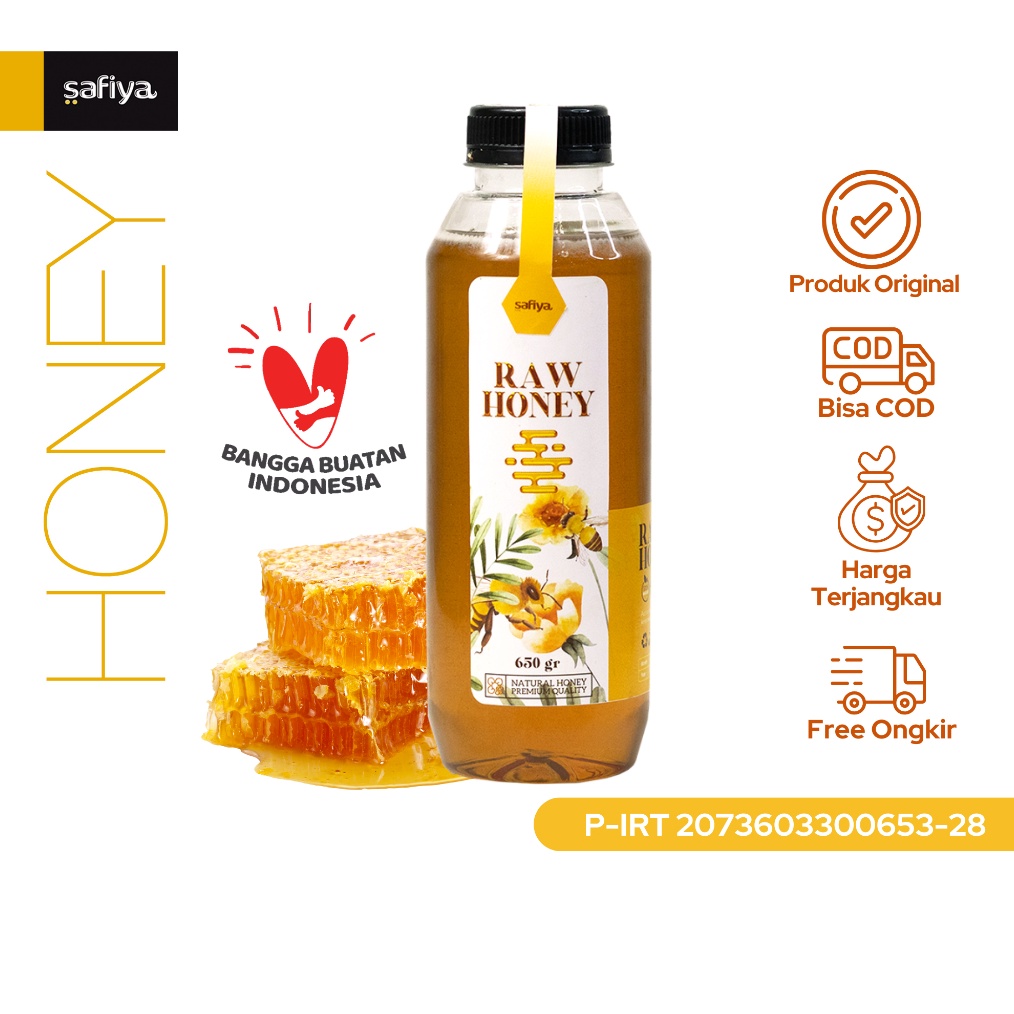 

1212 FLASH SALE Madu Murni 65 gr Raw Honey Madu Asli Authentic Safiya Food grosir