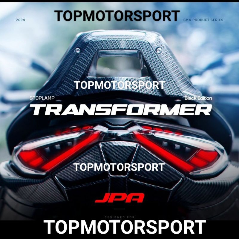 JPA LAMPU STOPLAMP YAMAHA ALL NEW NMAX BLACK EDITION TRANFORMERS ORIGINAL 100% JPA