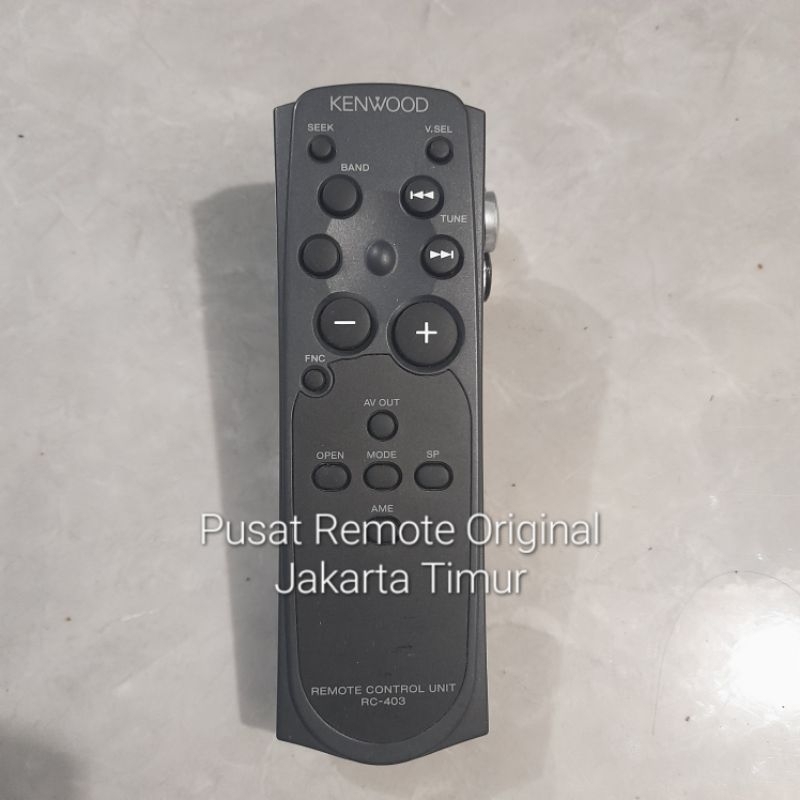 REMOTE REMOT DVD TAPE MOBIL KENWOOD RC-403 ORIGINAL ASLI