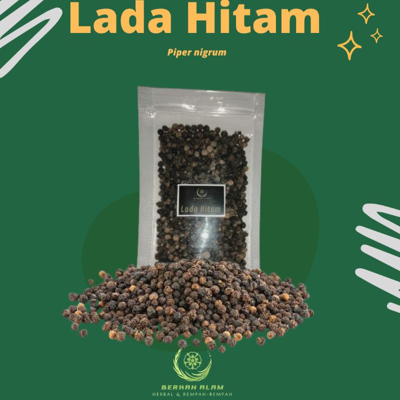 

Lada hitam piper nigrum 50gr / merica utuh