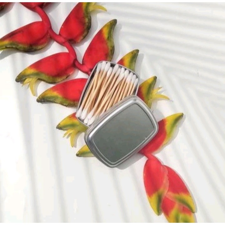 SET COTTON BUD + KALENG ALUMINIUM