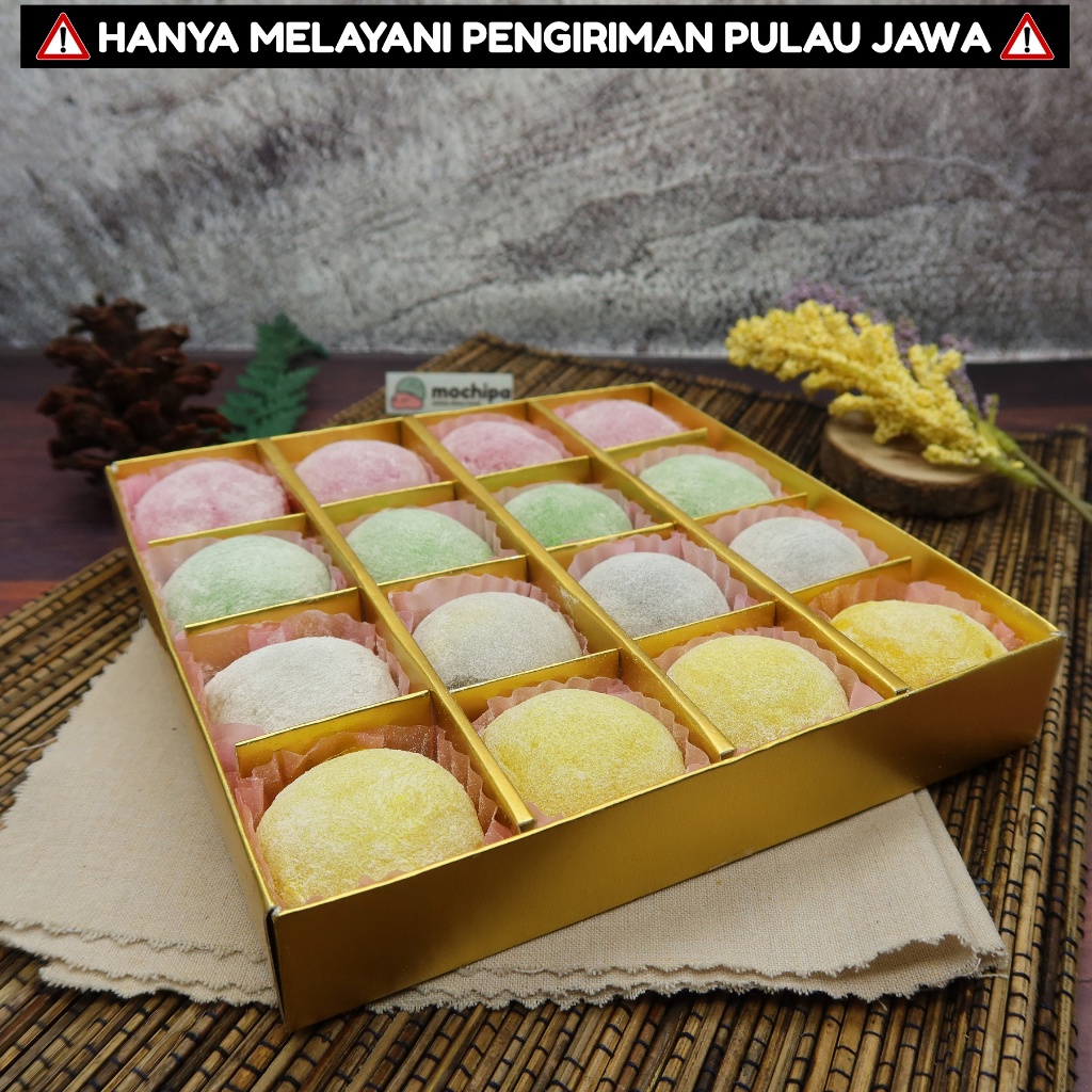 

Grosiran Murah Mochipa Kue Mochi isi 16pcs murah