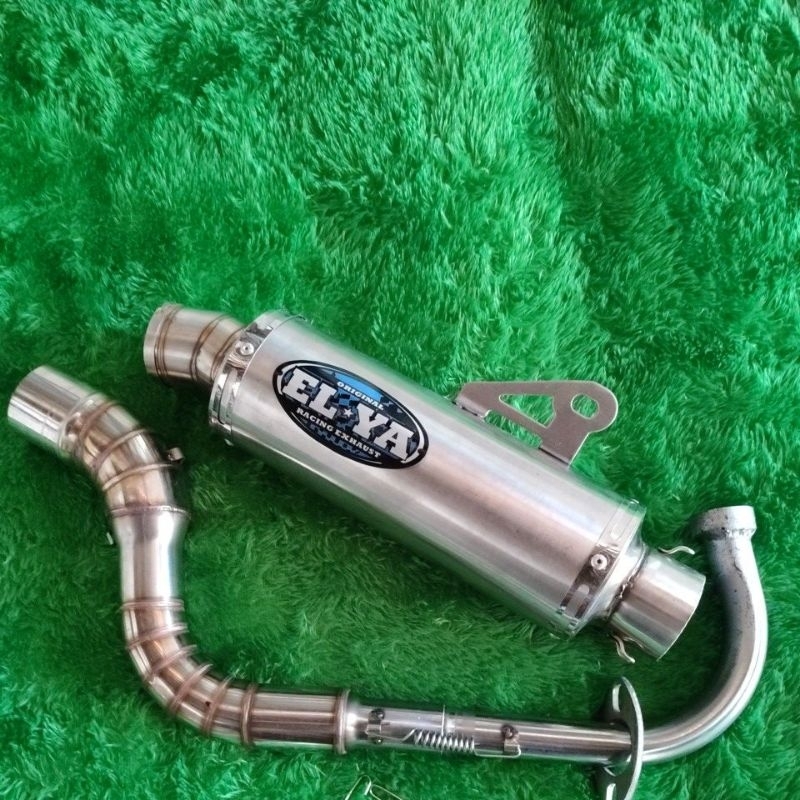 knalpot racing model best3 by ELYA ORIGINAL in 38mm mio beat vario Scoopy