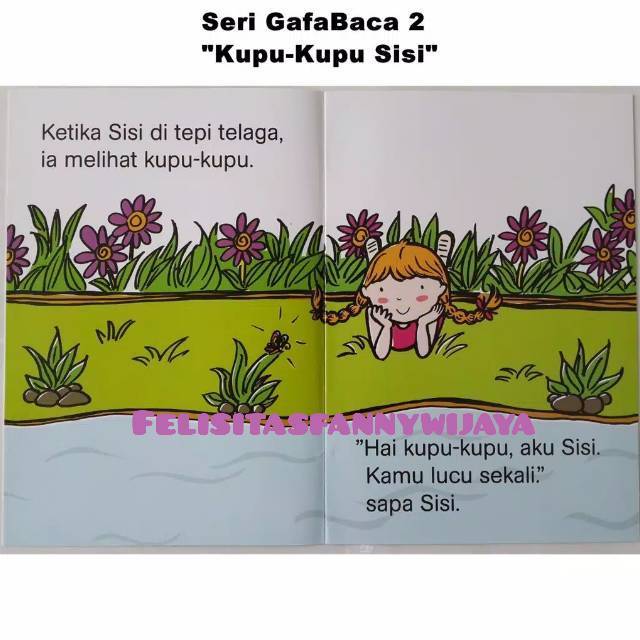 Seri 2 Buku Anak TK PAUD Belajar Membaca GafaBaca Gafa Baca Buku Cerita