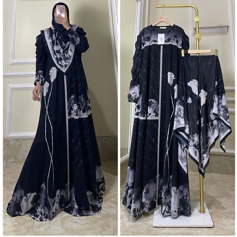 Gamis Set Hijab by Shaqueena