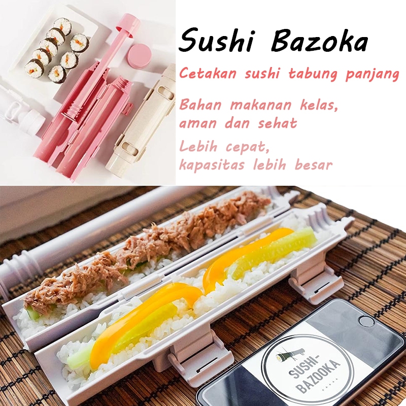 sushi cetakan sushi permen bazooka gulungan sushi	cetakan sushi roll sushi yay sushi maker	sushi rol