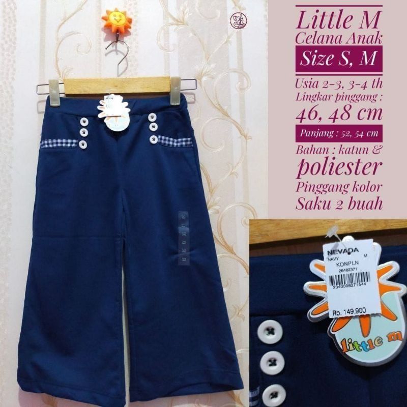 Celana Kulot Anak Perempuan LITTLE M Celana Anak Perempuan LITTLE M Celana LITTLE M