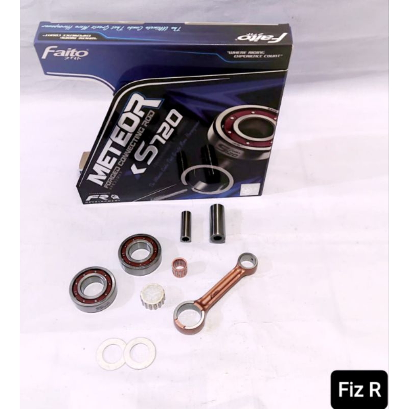Paket Stang Seher Faito Meteor dan Bearing Kruk As S720 Faito F1ZR Force 1