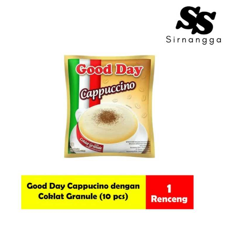 

Good Day Cappuccino 10 Sachet 25 gr/sirnangga