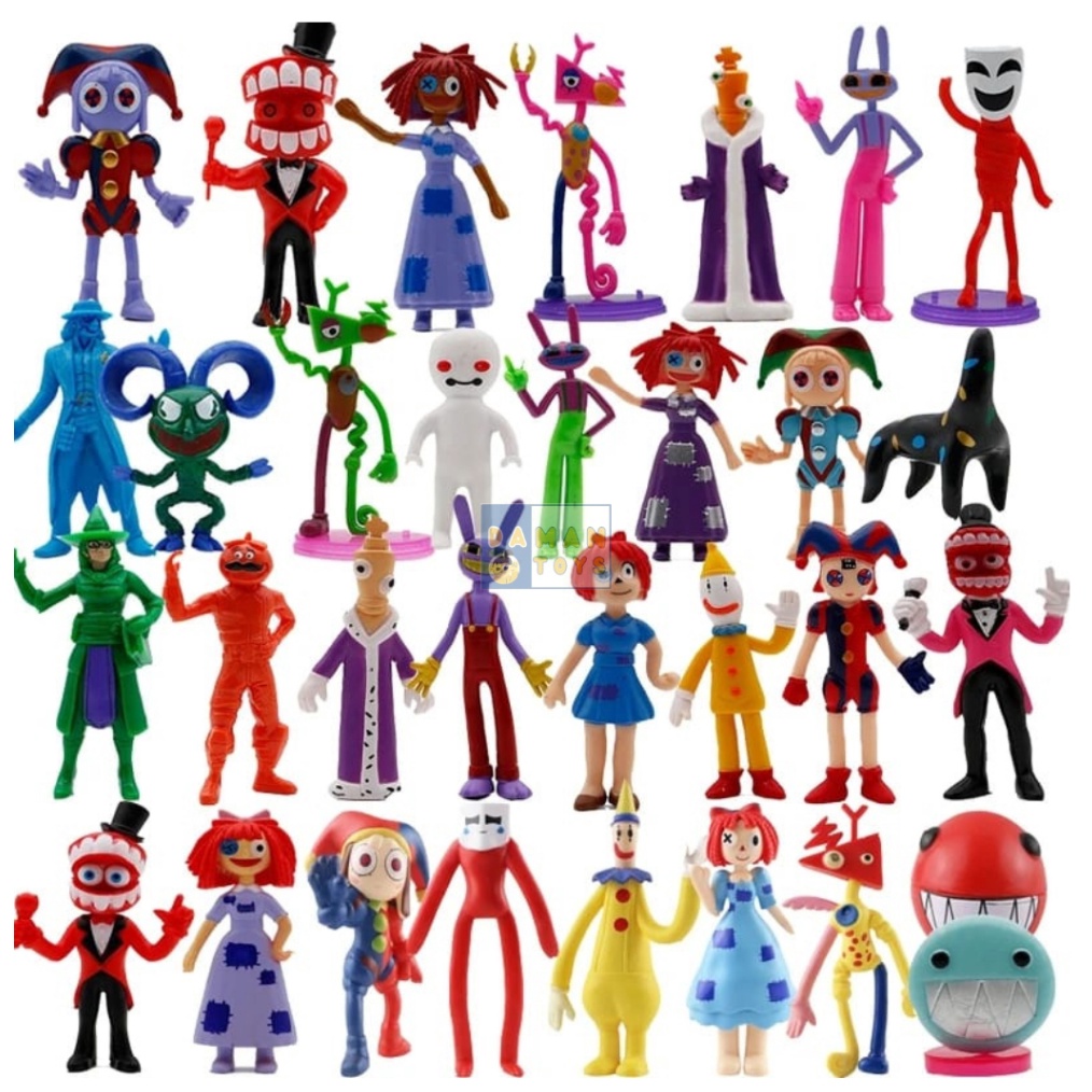 GROSIR Action Figure Amazing Digital Circus Pomni Jax Gangle Caine Ragatha Kinger murah