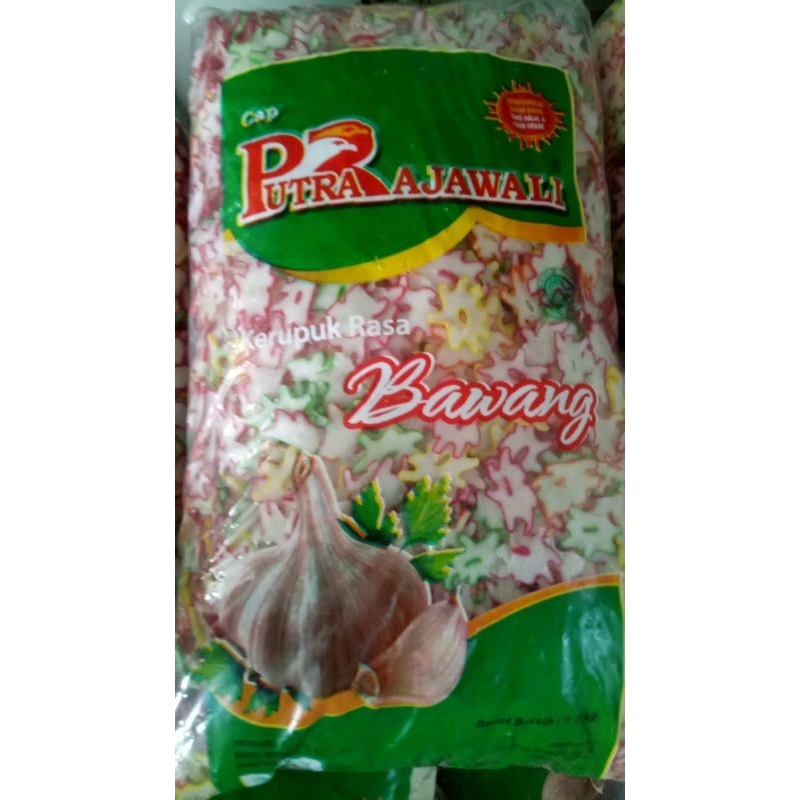 

kerupuk mentah Bintang rasa bawang