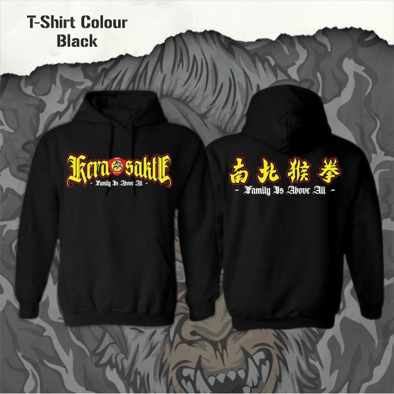 Hoodie IKSPI Kera Sakti Desain Simpel Family Is About All Terbaru FE3
