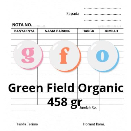 

NATURALHERBAL - GFO Greenfield Organik 458 gr