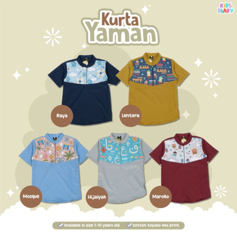 Baju Koko Anak Kurta Yaman